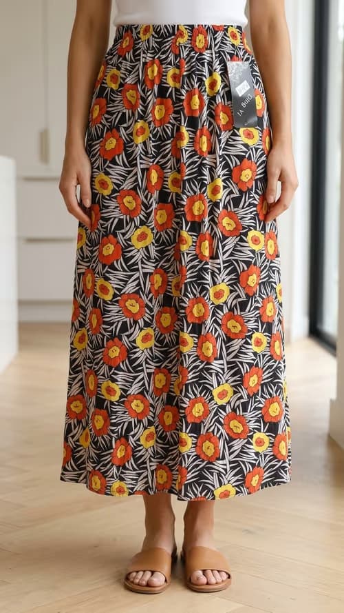 Ankle length skirt