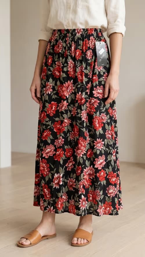 Ankle length skirt