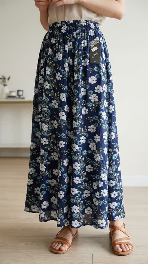 Ankle length skirt
