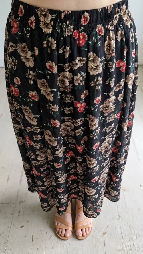 Ankle length skirt