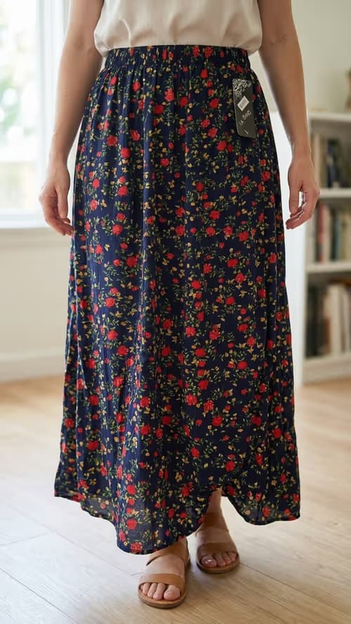 Ankle length skirt